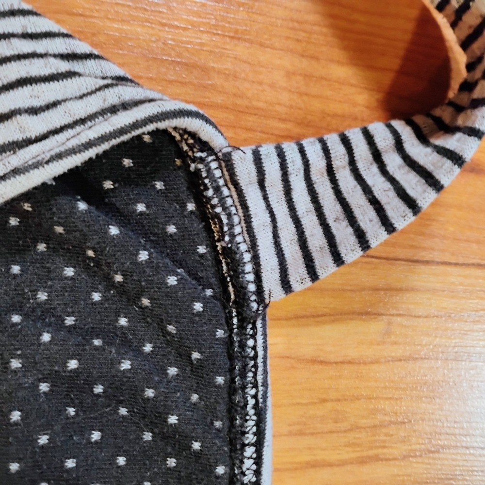 Maurices Women's Size Medium Black/White Patterned Strappy Tank Top Pockets - Picture 14 of 16